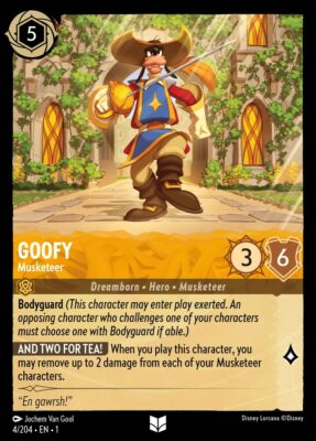 Goofy Musketeer - Lorcana Player