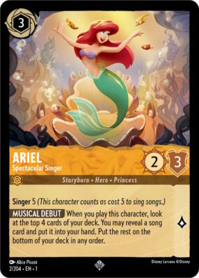 Ariel Spectacular Singer - Lorcana Player