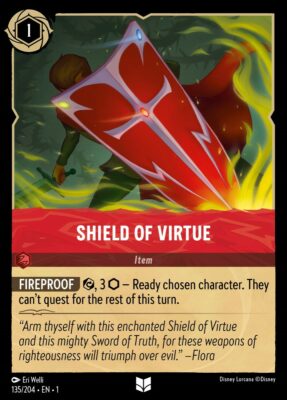 Shield Of Virtue - Lorcana Player
