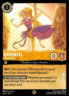 Rapunzel - Gifted Artist - Event Promo - Lorcana Player
