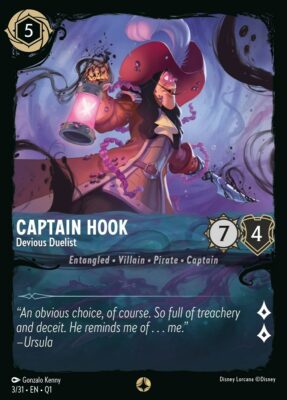 Captain Hook - Devious Duelist - Lorcana Player