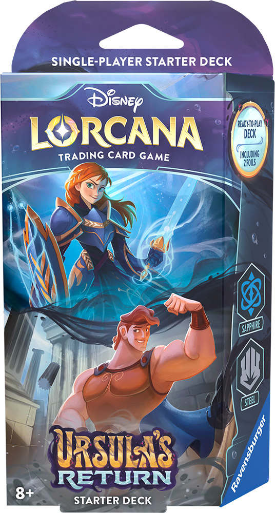 Disney Lorcana Ursula's Return Sapphire / Steel Starter Deck – Lorcana  Player
