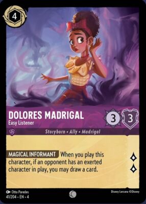 Dolores Madrigal - Easy Listener - Lorcana Player
