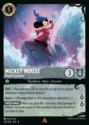 Mickey Mouse - Playful Sorcerer - Deep Trouble - Lorcana Player