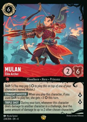 Mulan - Elite Archer - Deep Trouble - Lorcana Player
