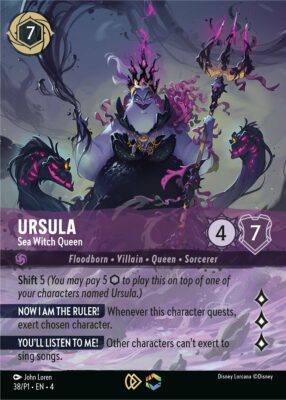 Ursula - Sea Witch Queen - Set Championship Promo - Lorcana Player