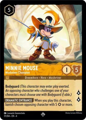Minnie Mouse - Musketeer Champion - Lorcana Player