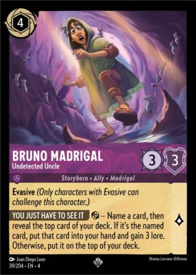 Bruno Madrigal - Undetected Uncle - Lorcana Player