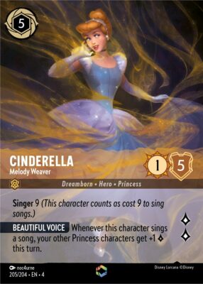 Cinderella - Melody Weaver - Enchanted - Lorcana Player