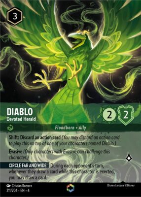 Diablo - Devoted Herald - Enchanted - LQ - Lorcana Player