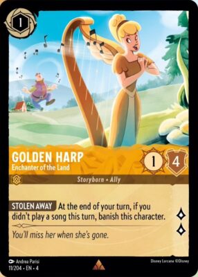 Golden Harp - Enchanter of the Land - LQ - Lorcana Player