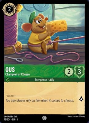 Gus - Champion of Cheese - LQ - Lorcana Player
