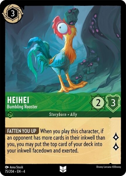 Heihei - Bumbling Rooster - Lorcana Player