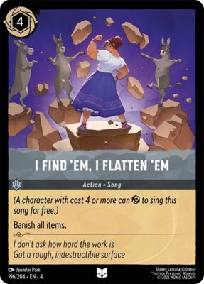 I Find ’em, I Flatten ’em - Lorcana Player