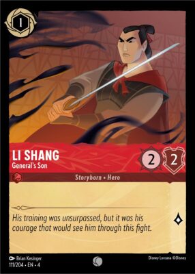 Li Shang - General's Son - Lorcana Player