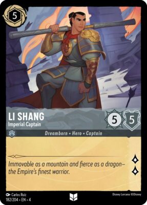 Li Shang - Imperial Captain - Lorcana Player