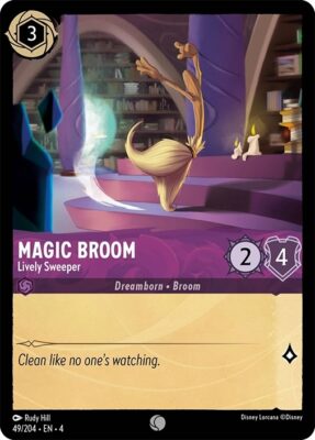 Magic Broom - Lively Sweeper - Lorcana Player
