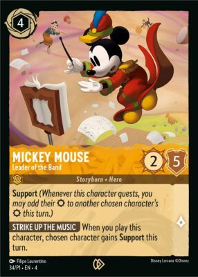 Mickey Mouse - Leader of the Band - League Promo - Lorcana Player
