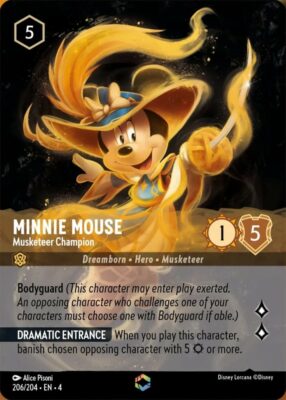 Minnie Mouse - Musketeer Champion - Enchanted - LQ - Lorcana Player