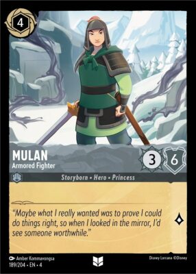 Mulan - Armored Fighter - LQ - Lorcana Player