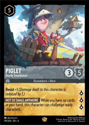 Piglet - Sturdy Swordsman - Lorcana Player