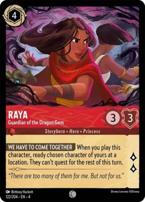 Raya - Guardian of the Dragon Gem - Lorcana Player