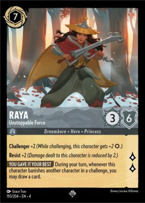 Raya - Unstoppable Force - Lorcana Player