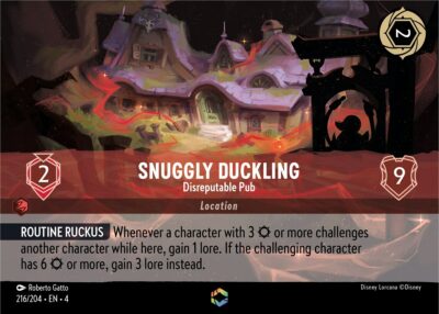 Snuggly Duckling - Disreputable Pub - Enchanted - Lorcana Player