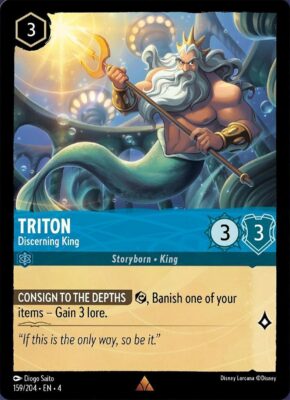 Triton - Discerning King - LQ - Lorcana Player