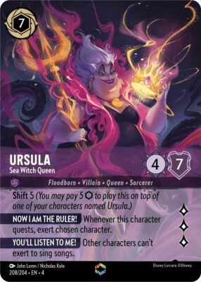 Ursula - Sea Witch Queen - Enchanted - Lorcana Player