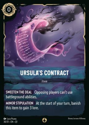 Ursula's Contract - Lorcana Player