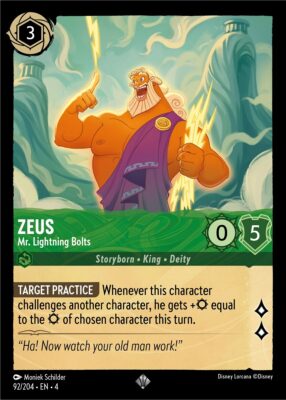 Zeus - Mr Lightning Bolts - Lorcana Player