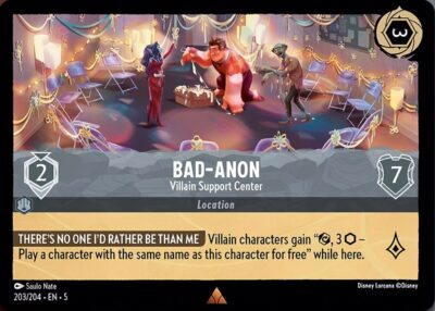 Bad-Anon - Villain Support Center - Lorcana Player