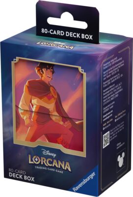 Disney Lorcana Set 5 Shimmering Skies - Aladdin Deckbox Packaging