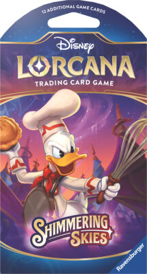 Disney Lorcana Set 5 Shimmering Skies - Sleeved Booster Pack Donald Duck