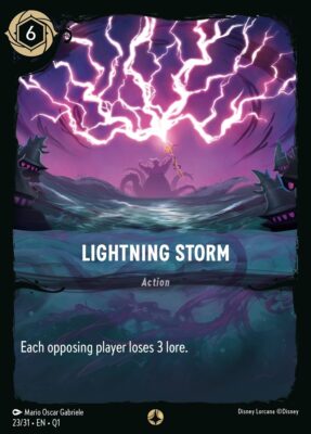 Lightning Storm - Lorcana Player