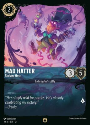 Mad Hatter - Sinister Host - Lorcana Player