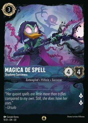 Magica De Spell - Shadowy Sorceress - Lorcana Player