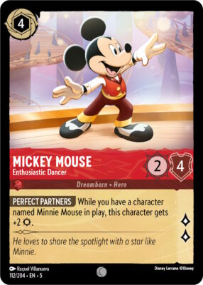 Mickey Mouse Enthusiastic Dancer - Lorcana Player