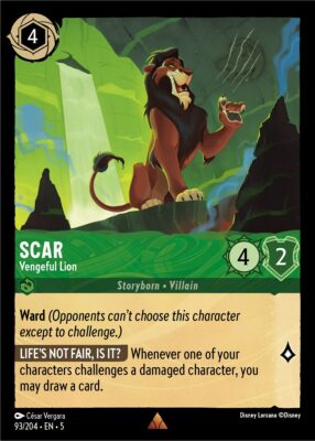 Scar - Vengeful Lion - Lorcana Player