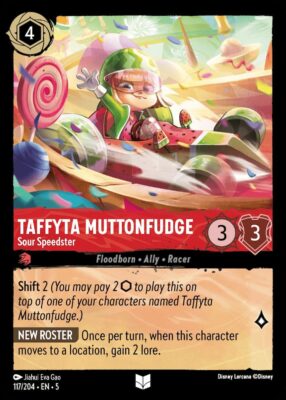 Taffyta Muttonfudge - Sour Speedster - Lorcana Player